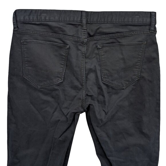 Banana Republic Slim Travel Jeans Mens Black Stretch Denim Size 35x30 - Picture 4 of 11